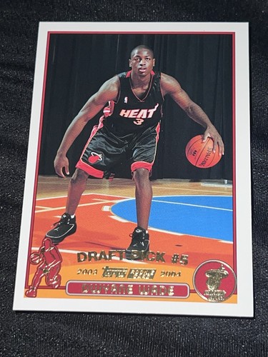2003-04 Topps Draft Collection Dwayne Wade Rookie RC #225 Variation Miami Heat