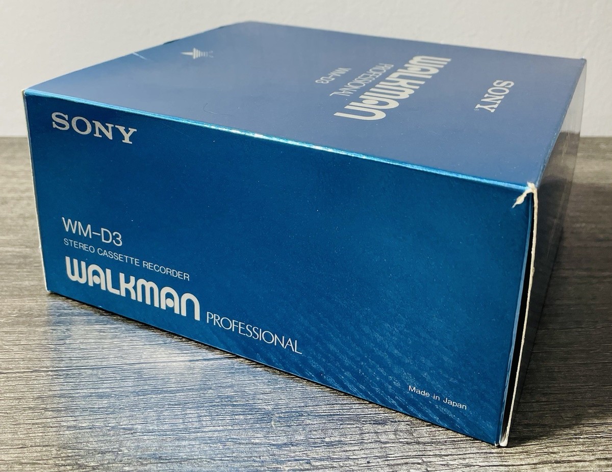 Sony Walkman Professional WM-D3 Cassette Player w/ Protective Case