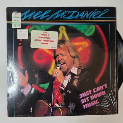 Mel McDaniel - Just Can't Sit Down Music 12'' Record 1986 Capitol Country 33RPM