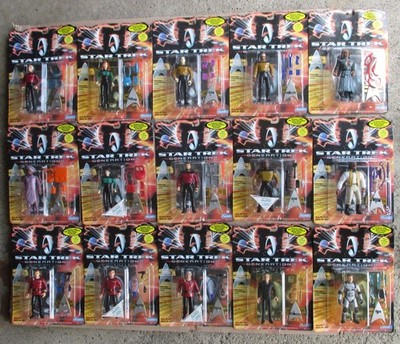 Playmates STAR TREK GENERATIONS  Lot of 15 Figures 1994 Entire Set MOC