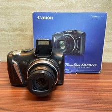 Canon PowerShot SX130 IS Digital Camera Black Excellent Condition Ready