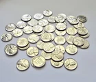 1943 S Higher Grade Roll of 50 VF-AU Lincoln Steel Cents Wheat Penny Cleaned