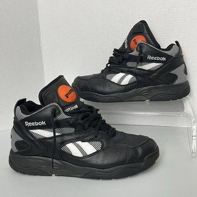 Reebok Pump D-Time M41943 Black Steal White Basketball Shoes Men s Sz 11.5 RARE