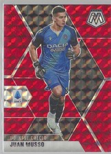 2020-21 Panini Mosaic Serie A Red Mosaic Prizm Juan Musso #91