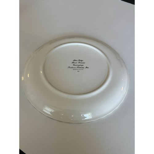 Blue Ridge Southern Potteries Serving Plate Highland Ivy Leaves Fluted 9.5 inch - Picture 7 of 8