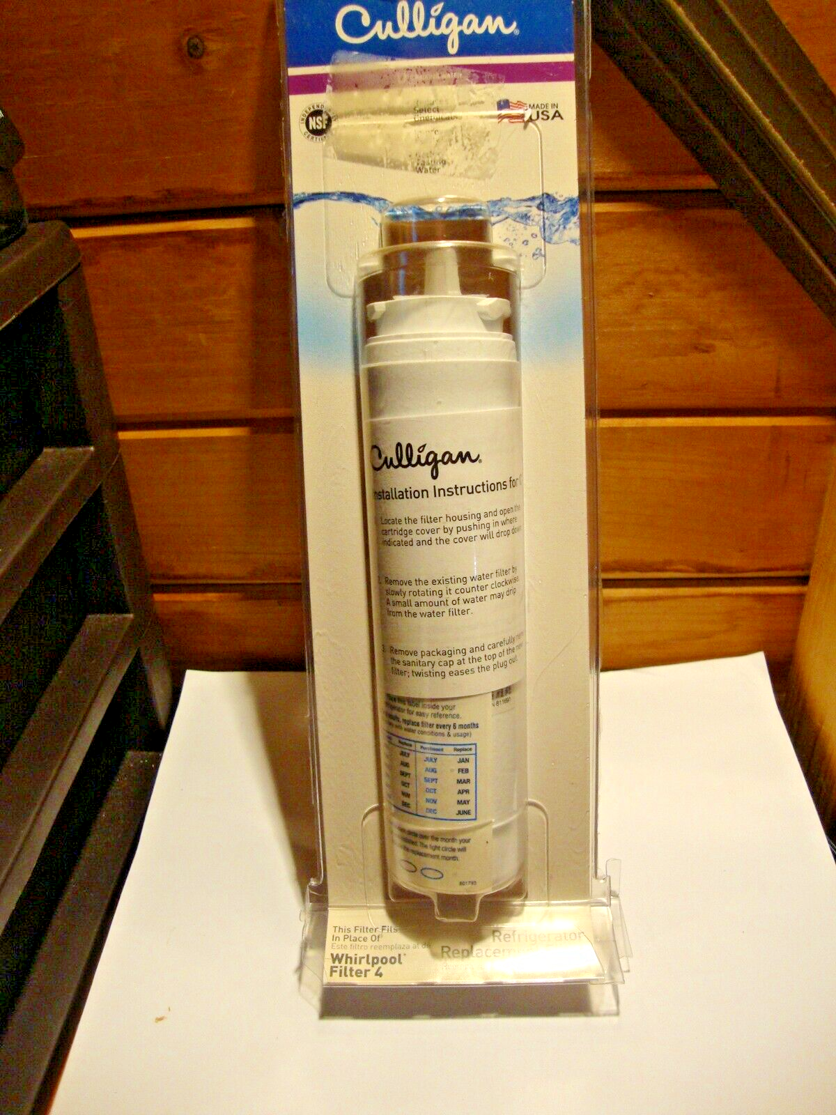 Culligan Refrigerator Replacement Water Filter CW-M2 Whirlpool filter 4 Maytag