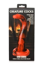 Creature Cocks King Cobra Silicone Dildo with Suction Cup Based, New