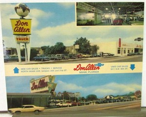 Chevy Dealer Miami >> Details About 1970 Don Allen Chevy Dealership Post Card Car Truck Miami Fl Camaro Chevelle Chevy Dealer Miami >> Details About 1970 Don Allen Chevy Dealership Post Card Car Truck Miami Fl Camaro Chevelle