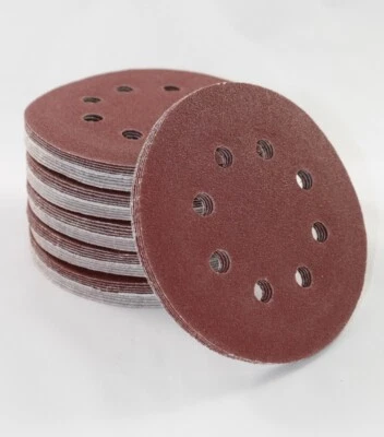 ECKRA Schleifscheiben Schleifpapier Klett Exzenter 125 mm Loch Haft div. Körnungen