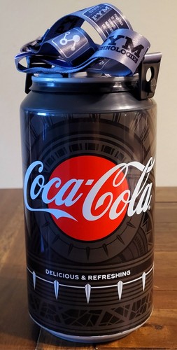 Black Panther Coca-Cola Can Sipper Cup Pym Lab Avengers Campus,Disney Parks, NEW - Picture 2 of 5