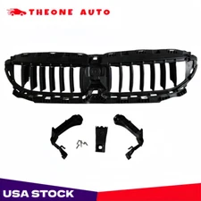 Front Upper Radiator Grille Active Air Shutter For 2019-2022 BMW G20 G21 330i US
