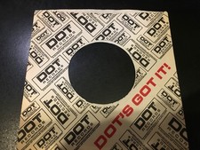 Dot Records Company Sleeve VG Sleeve Only