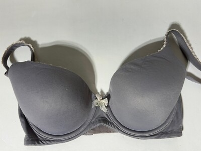 Soutien-gorge Victoria's Secret Perfect Coverage - Taille 32D, Pois Argentés, Rembourré Léger