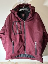 Swiss Tech | Women’s Ski Snowboard Jacket Burgundy Wine Size L | New! ✨