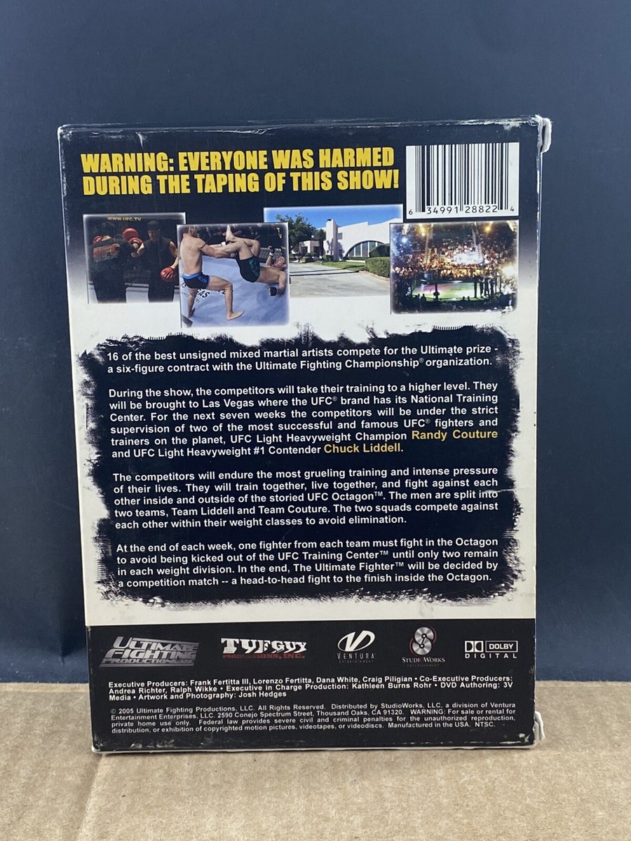 UFC, The Ultimate Fighter, Uncut, Untamed & Uncensored DVD