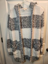 Michael Kors Hooded Cardigan   Cozy, Chic Size Small