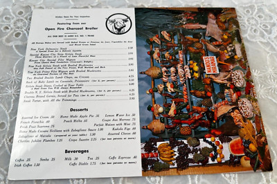 Vtg Nandos Miramar Restaurant W Palm Beach Postcard Menu Okeechobee Road 5.5X7''