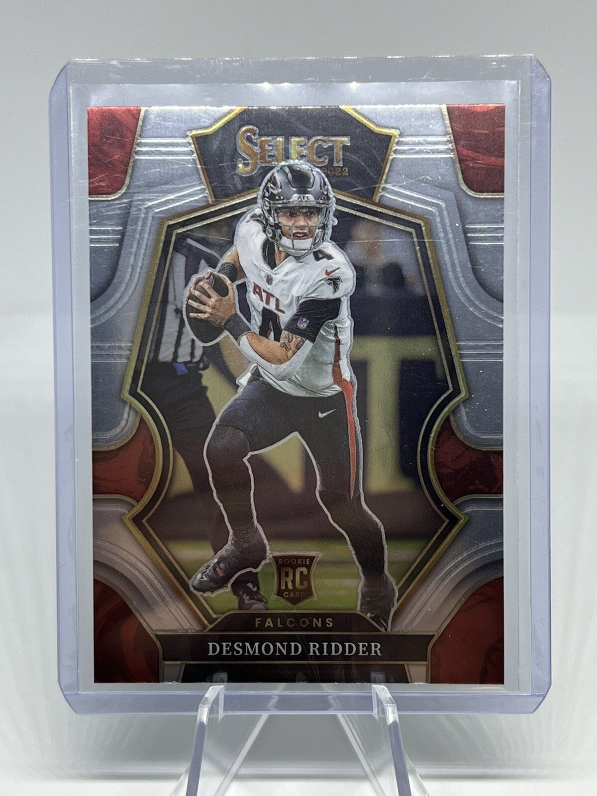 DESMOND RIDDER 2022 SELECT PREMIER LEVEL ROOKIE FALCONS BASE RC