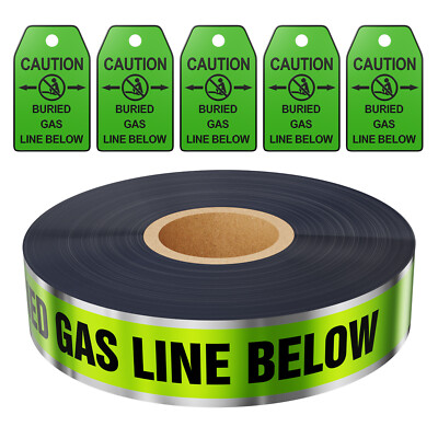 #ad 1000ft Safety Warning TapeCaution Buried Line for Electrical water gas optical $29.00