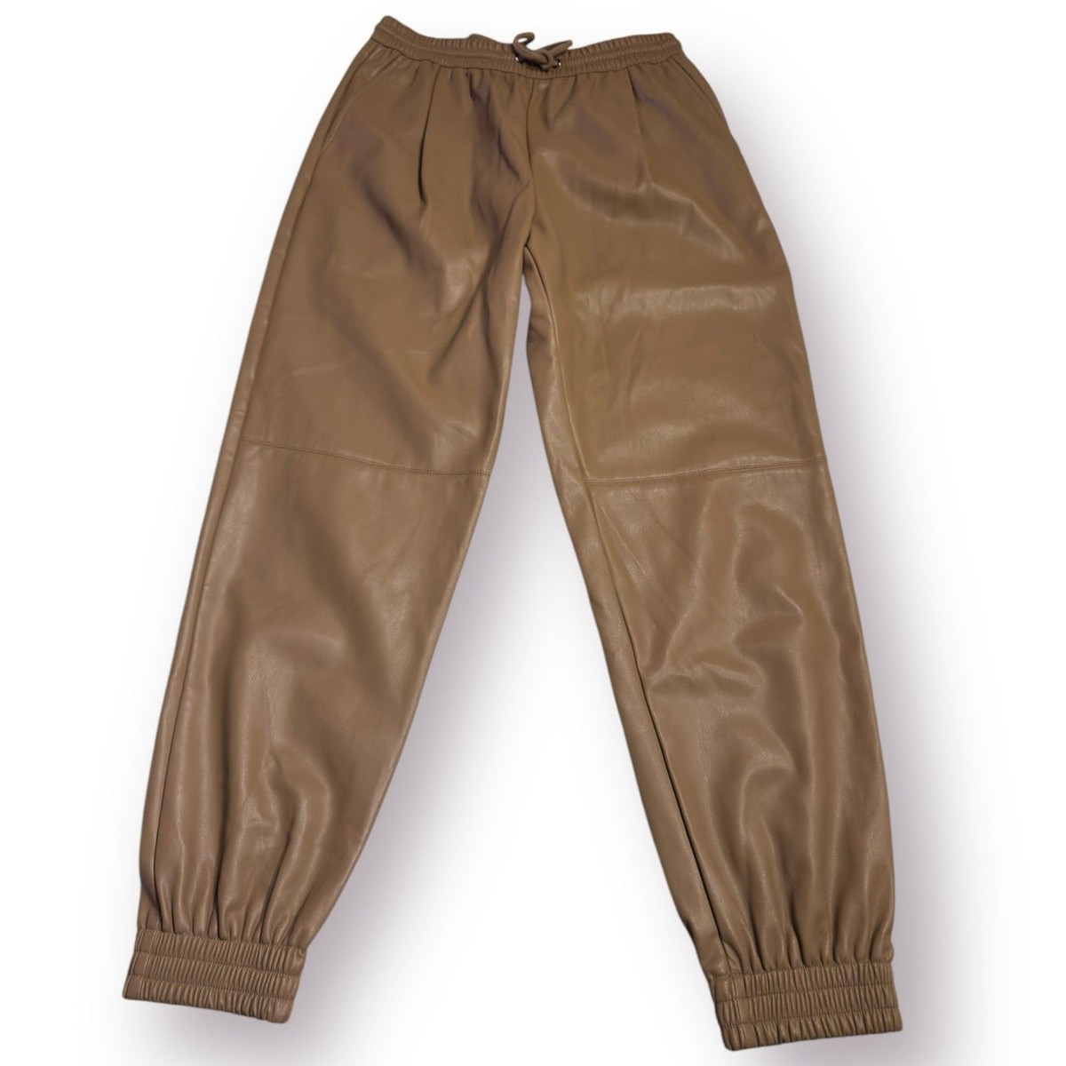 Zara Pants Zara Leather Joggers Womens Leather Cargo Pants Zara