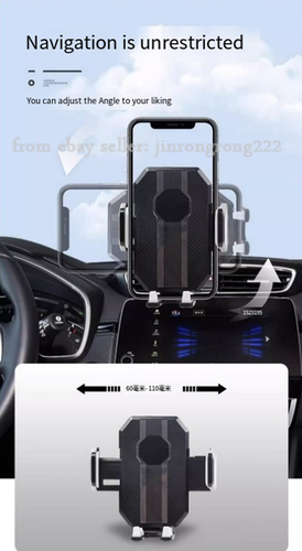 Phone Mount For Car Center Console Stack Super Adsorption Holder Black - Photo 11 sur 14