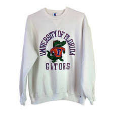 Vintage University Of Florida Gators Sweatshirt XL Russell Athletic Made In USA