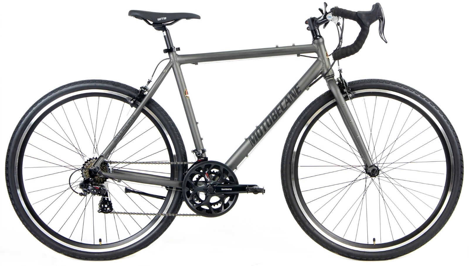 Motobecane Gravel V 56cm Matte Gray 700c Road Bike