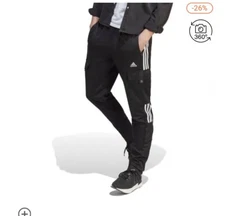 adidas Tiro Pants Mens 2XL AeroReady Soccer Track Training Cargo Black