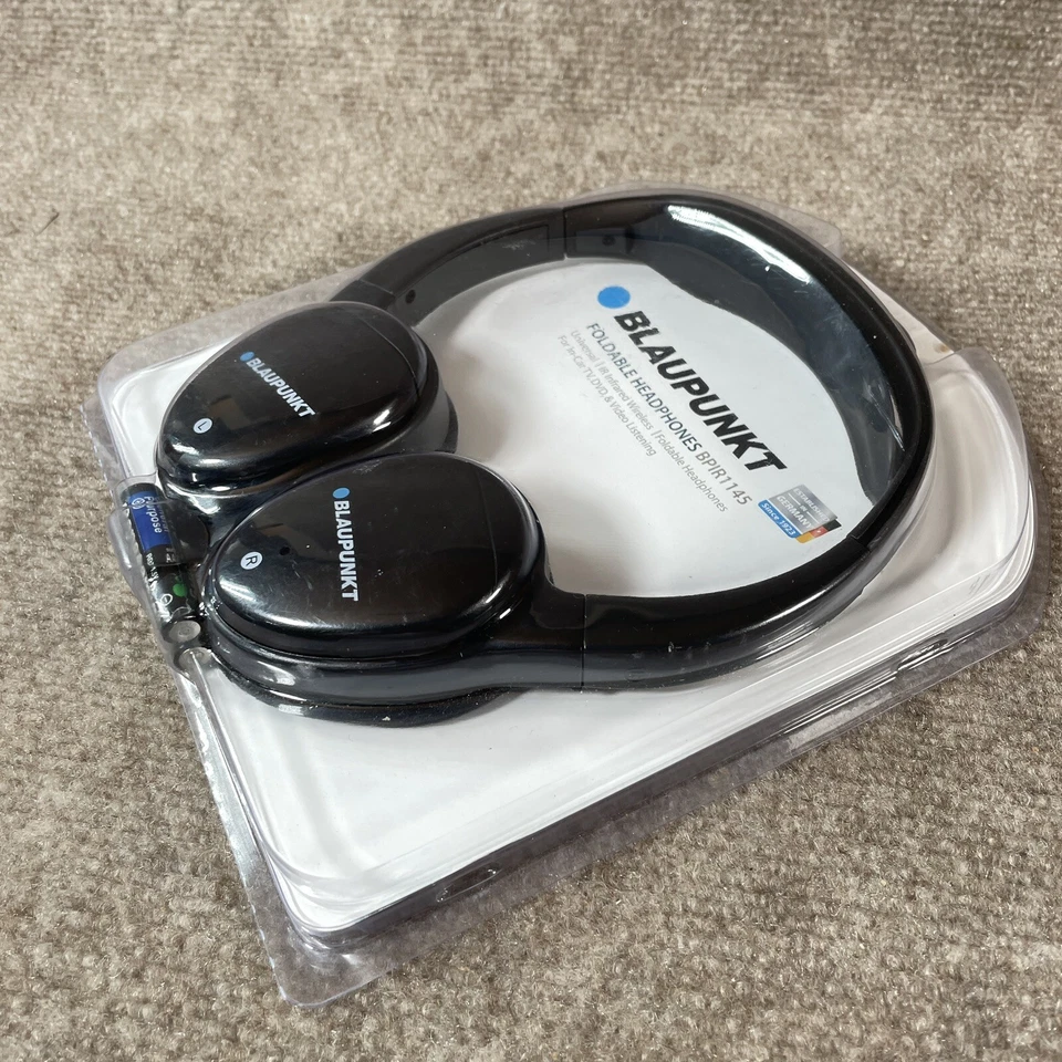 BLAUPUNKT Foldable Headphones BPIR1145 Universal IR Infrared Wireless Car DVD - Image 4 of 4