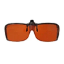 X-L Clip & Flip Wrap Around Amber Filter Sunglasses , 100% UVA/UVB Protection