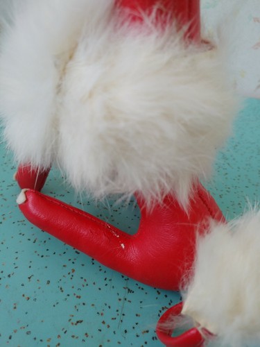 Vintage Red Pleather 8" Poodle R DAKIN & Co San Francisco CA Made in Japan - Picture 4 of 11