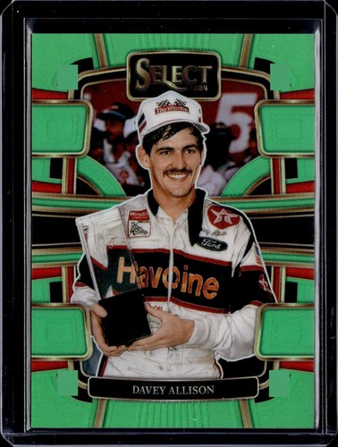 Davey Allison 2024 Select Neon Green Prizm 45/75! Grandstand #57!