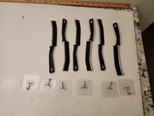 6 PCS Hard-Bristled Crevice Gap Cleaning Brush Hand-Held with wall holder