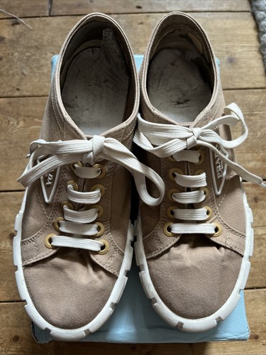 prada canvas trainers