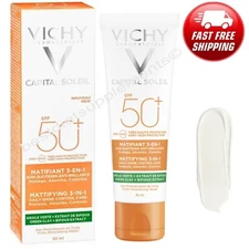 VICHY Capital Soleil Mattifying 3-in-1 Daily Shine Control Care Spf 50+ 50ml