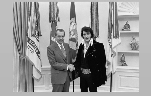 Elvis Presley Meets Richard Nixon PHOTO President & King of Rock n Roll 1970 - Picture 2 of 2