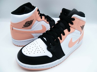 Brand New Nike Air Jordan 1 Mid Crimson Tint Toe Pink 40 40.5 41 EU / 7 7.5  8 US | eBay