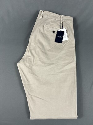 Peter Millar Crown Crafted Golf Pants Garment Dyed 38 x 34 Khaki NWT MSRP $200