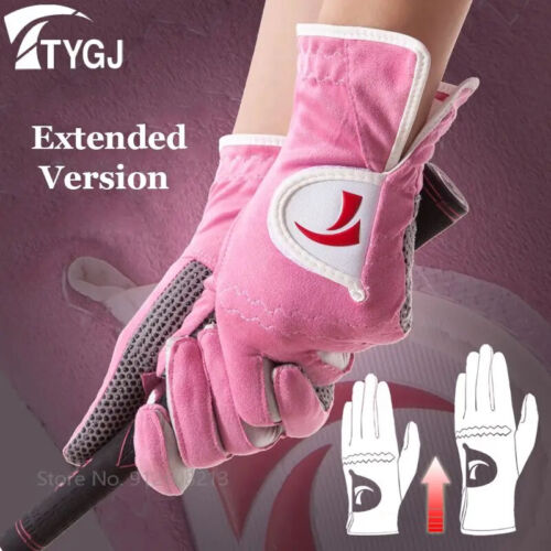 TTYGJ 1 Pair Women Full Hand Extended Golf Gloves Ladies Breathable Golf Mittens - Picture 1 of 8