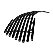 Fits 2014-2016 Kia Forte Main Upper Stainless Black Billet Grille Insert