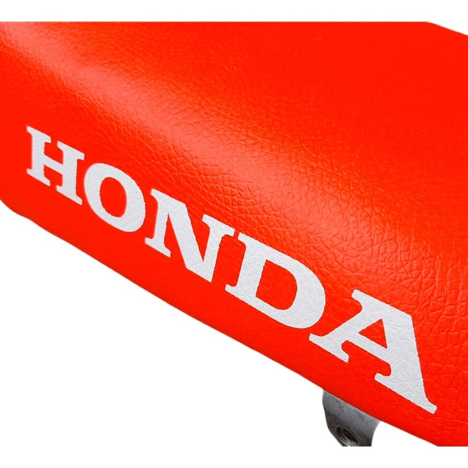 Funda de asiento para HONDA CR 500 CR500R CR500R, 1992-1994 cuero sintético naranja Foto 2 de 2