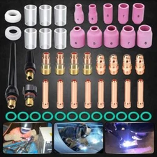 Wear Spare-Part Set Welder Machine Accessories Tool 49Pcs TIG Welding Torch Kit