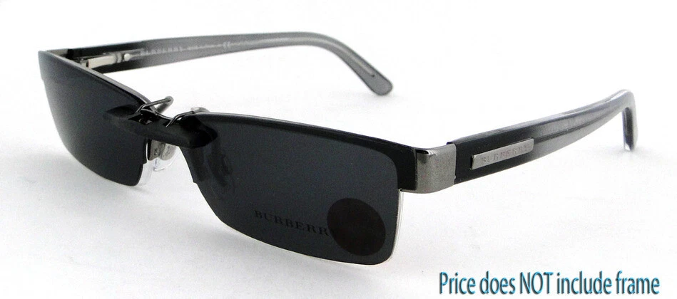 Burberry clip on clearance sunglasses