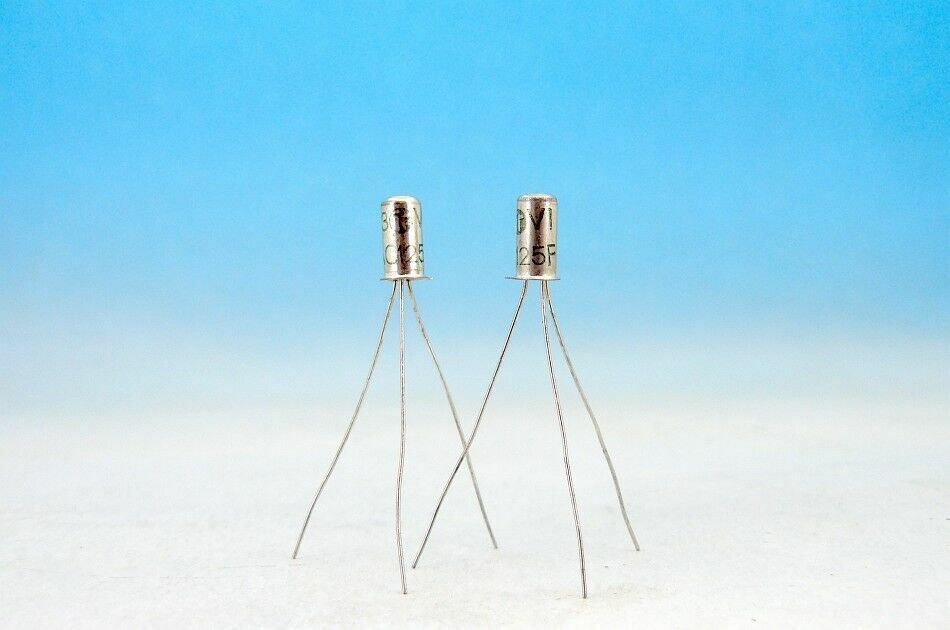 2 x AC125 Matched FUZZ FACE Pair Germanium PNP Transistors 2 x AC125 Matched FUZZ FACE Pair Germanium PNP Transistors