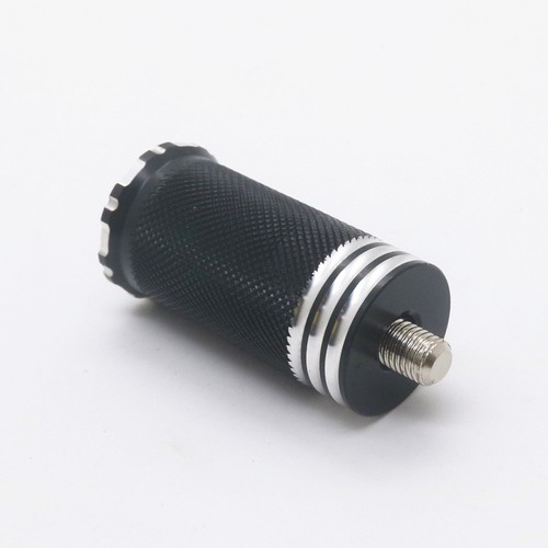 Black CNC Edge Cut Foot Shifter Peg For Harley Dyna Sportster Softail Touring - Picture 2 of 7