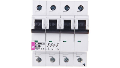 ETI-POLAM Leitungsschutzschalter 3P+N C 25A 10kA AC ETIMAT10 002136718