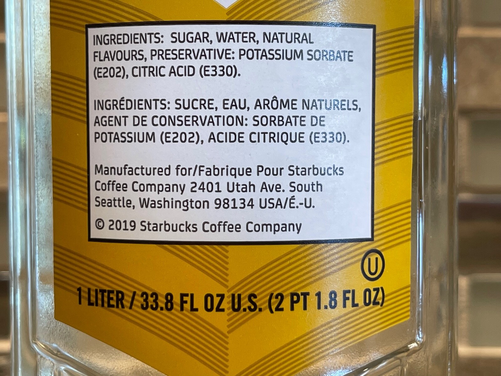 Fontana for Starbucks Vanilla Flavored Coffee Syrup BEST BEFORE AUG 8, 2023 Thư viện Quản