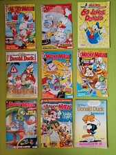 Walt Disney Micky Maus Hefte Konvolut / Sammlung 9 St.