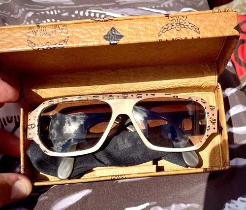 MCM G8 Genuine Buffalo Horn SonnenbrilleCognac Visettos sunglasses Vintage 80’s