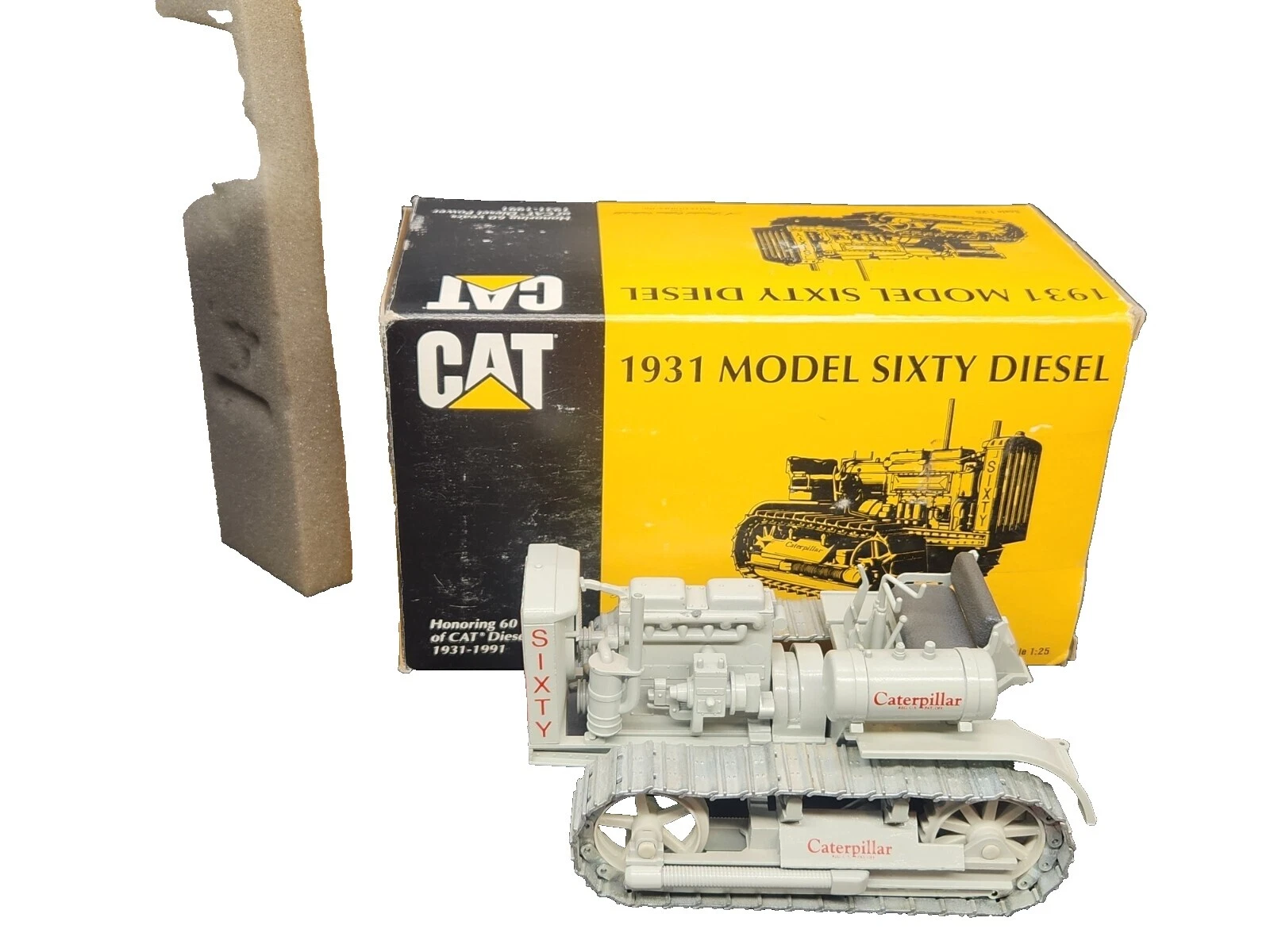 Cat excavadoras construcción diecast escala 1:25